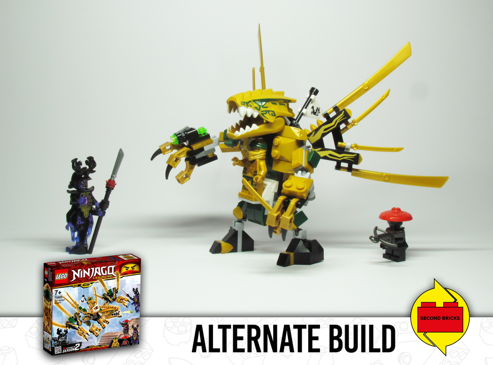 Ninjago 70666 LEGO MOC 70666-2: Golden Ninja Dragon Armour