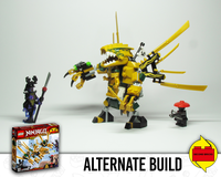 70666-2: Golden Ninja Dragon Armour