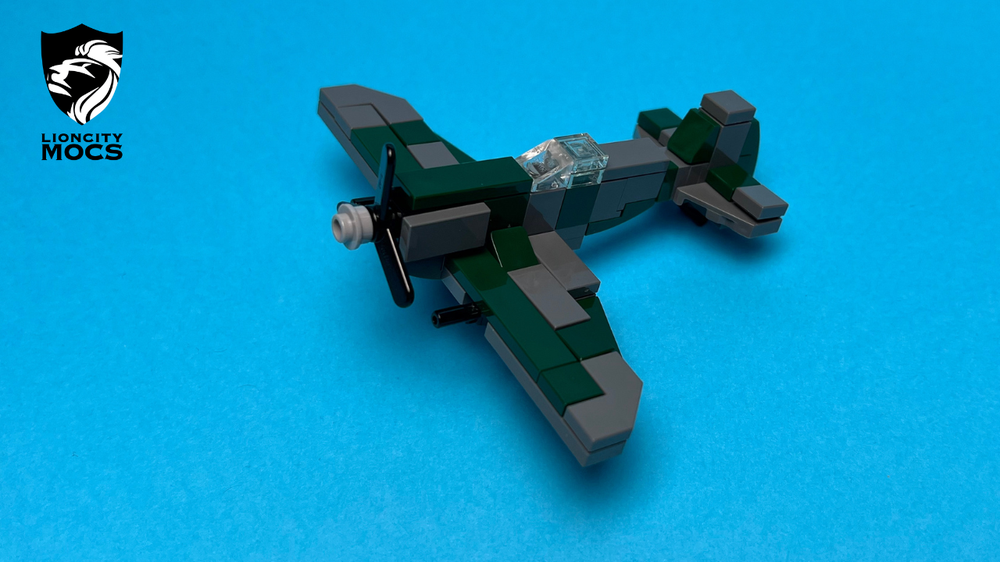 LEGO MOC Supermarine Spitfire Tutorial (1:120) by Lioncity Mocs ...