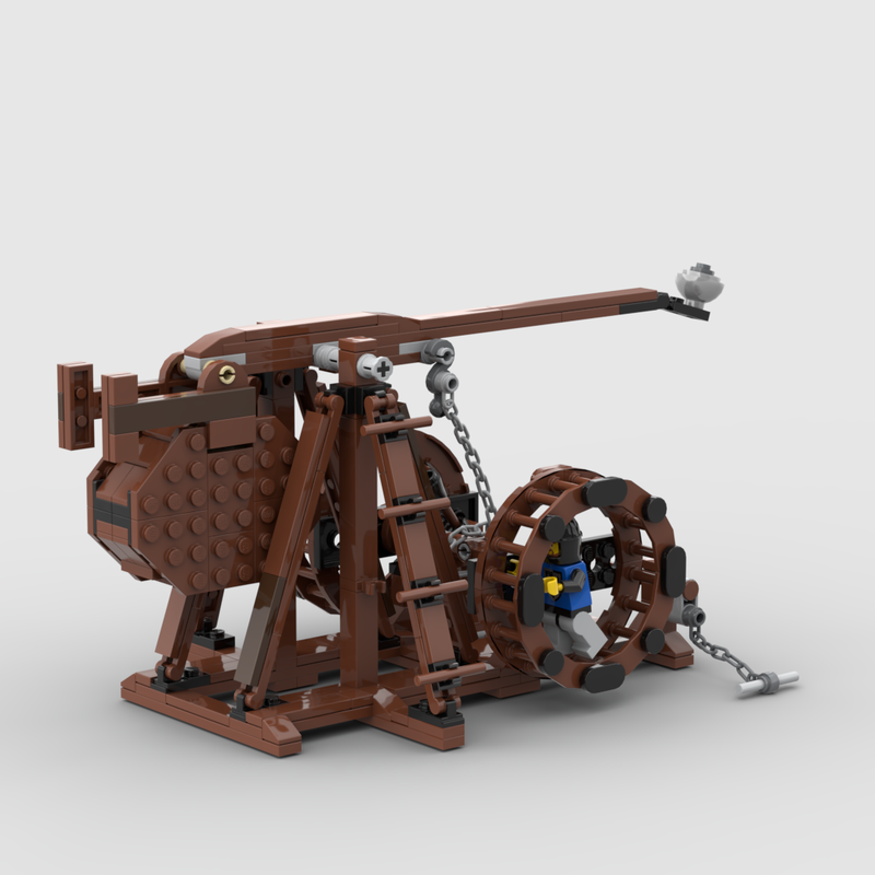 LEGO MOC Trebuchet v2 by MidiBricks | Rebrickable - Build with LEGO