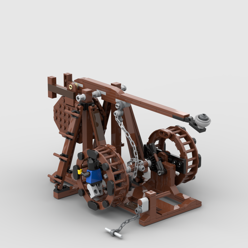 LEGO MOC Trebuchet v2 by MidiBricks | Rebrickable - Build with LEGO