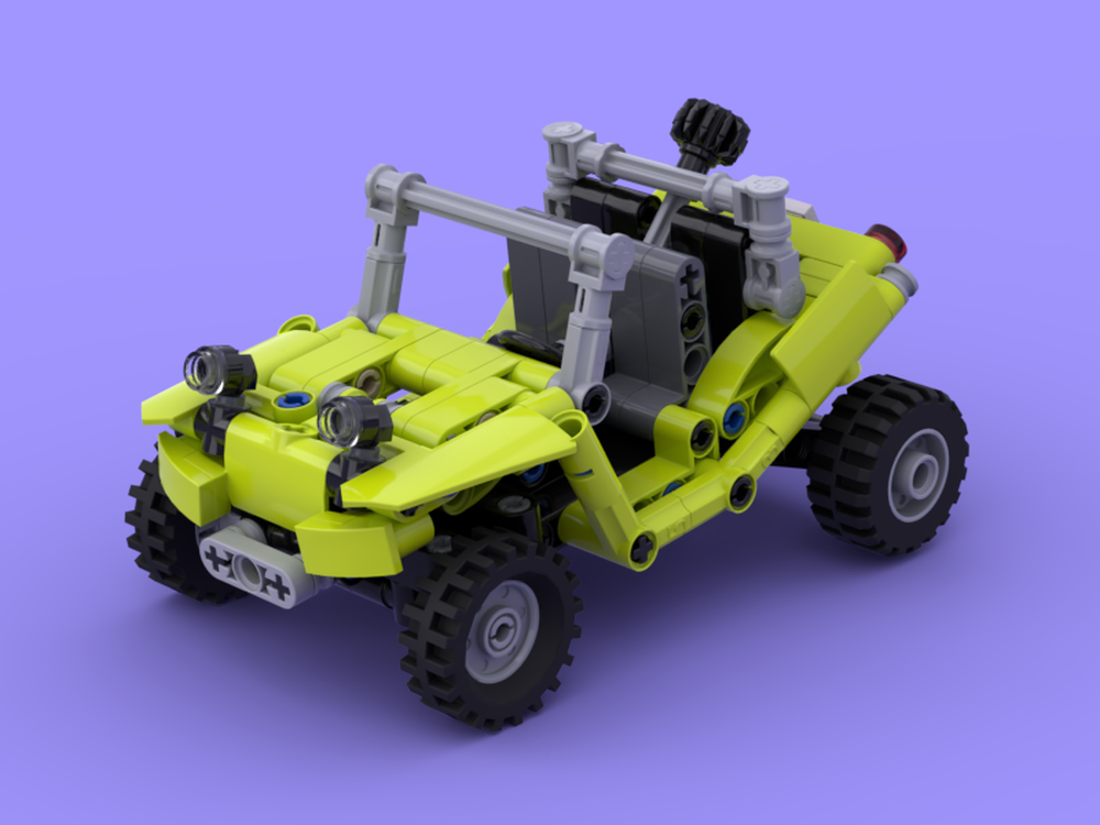 LEGO MOC mini dune lime buggy by _Electro_ | Rebrickable - Build with LEGO