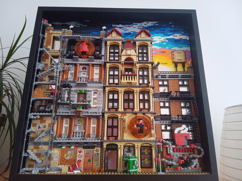 LEGO MOC MARVEL IKEA frame Sannahed 50x50 cm by i1art-LEGO