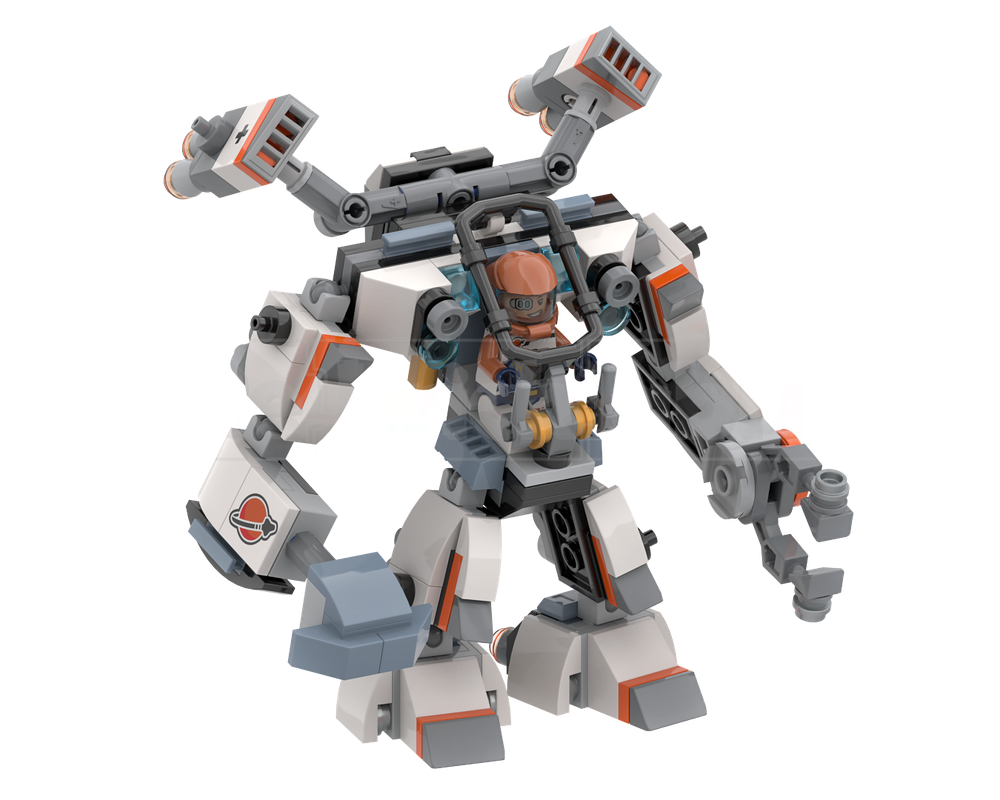 LEGO MOC-190608 Space Construction Mech II - (60428-1 & 30663-1 ...
