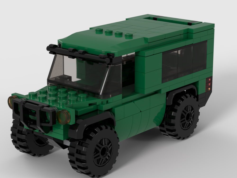 LEGO MOC Army Jeep Long (green/camo) by Toothpick-NL | Rebrickable ...