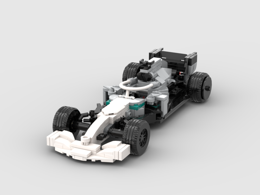 LEGO MOC F1 Mercedes W10 by manbat.caj | Rebrickable - Build with LEGO