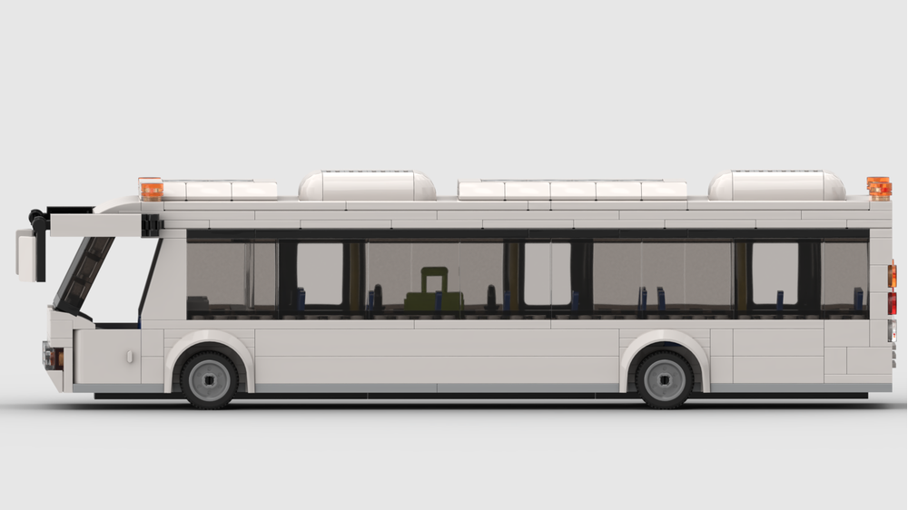 LEGO MOC-190818 Airport shuttle bus by phigeon | Rebrickable - Build ...