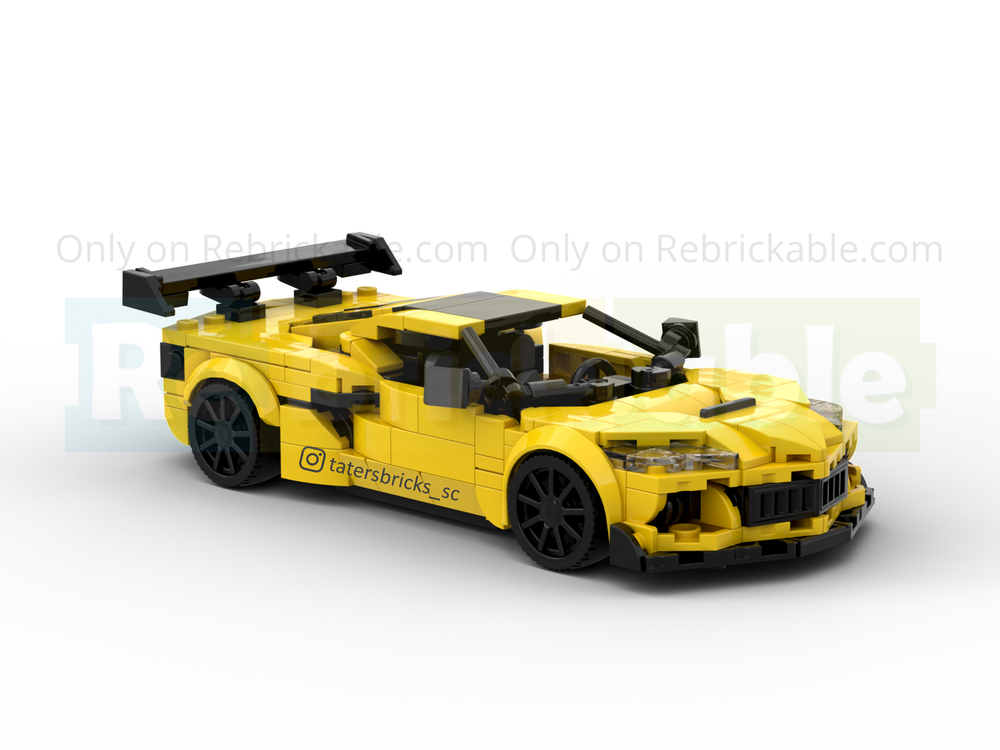 LEGO MOC Chevrolet Corvette C8 ZR1 by Taters | Rebrickable - Build with ...