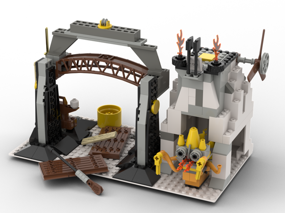 LEGO MOC The Cove of the Ice Sheet Serpent by zachpieces