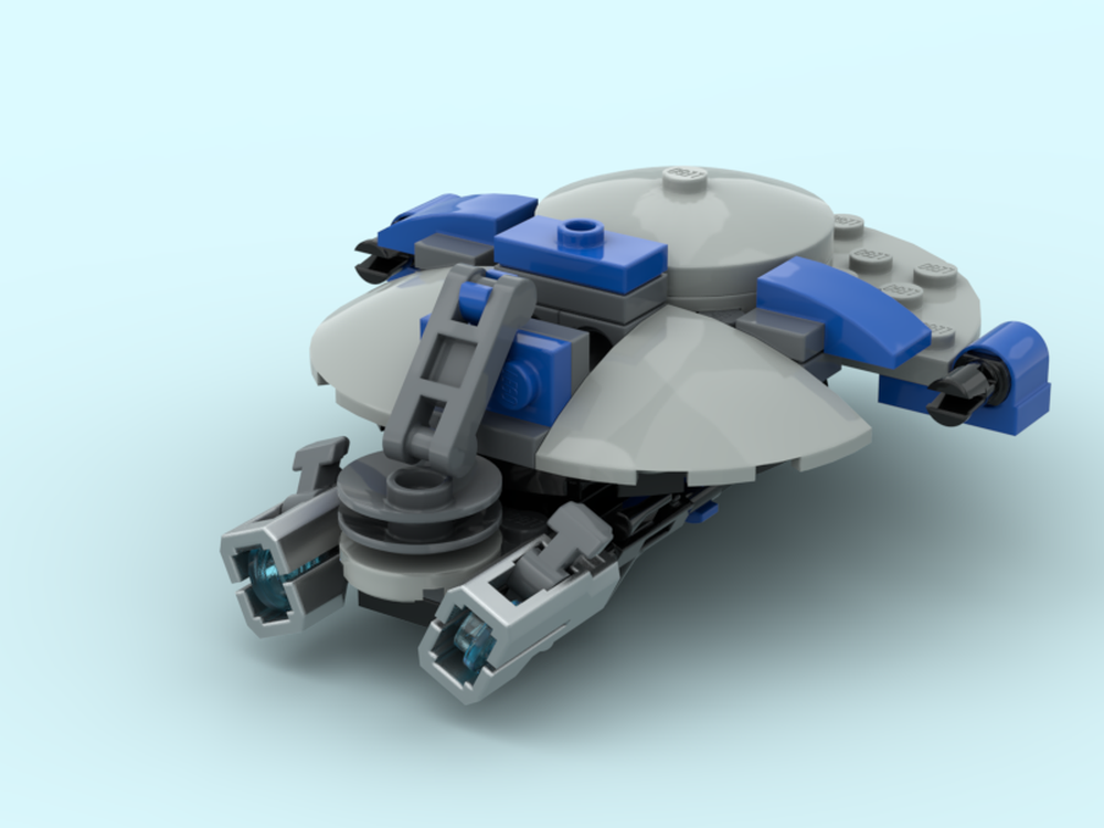 LEGO MOC Droid gunship by Liamsbriks | Rebrickable - Build with LEGO