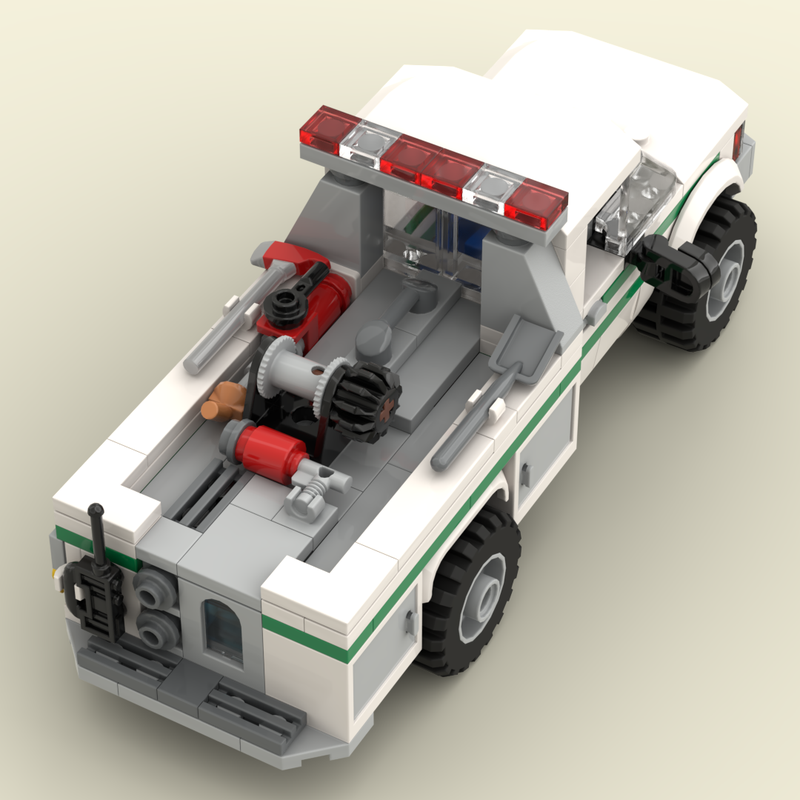 LEGO MOC Forest Fire Service Light Brush Truck - Type 7 by Wacky ...