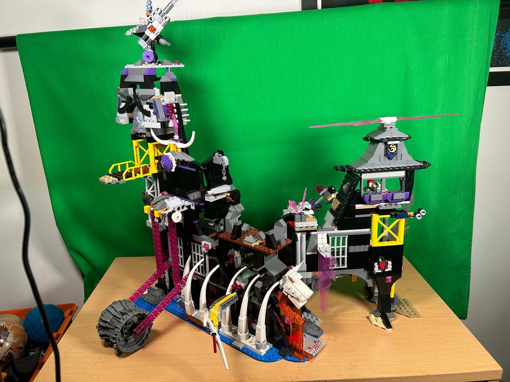 Lego Ninjago Lego Set The Garmadon's Castle Manual Ninjago