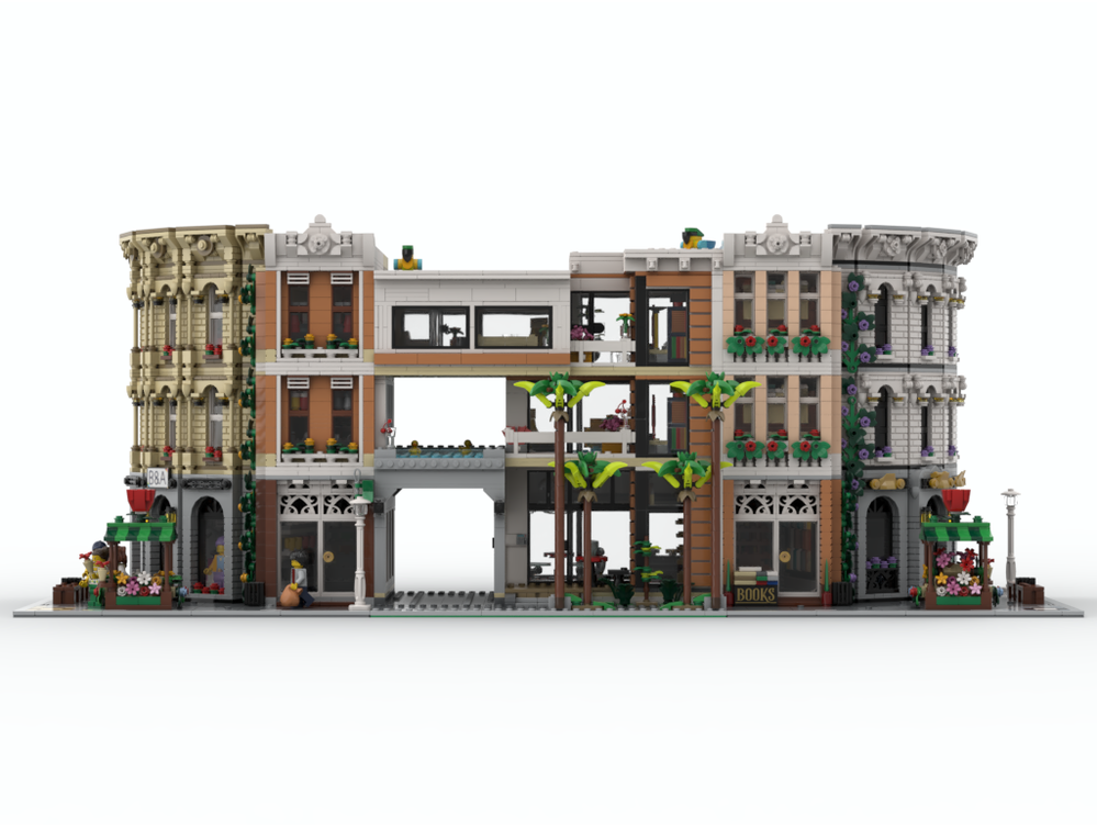 LEGO MOC-190909 Modern House XL by Brick Artisan | Rebrickable - Build ...