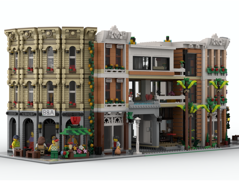 LEGO MOC-190909 Modern House XL by Brick Artisan | Rebrickable - Build ...