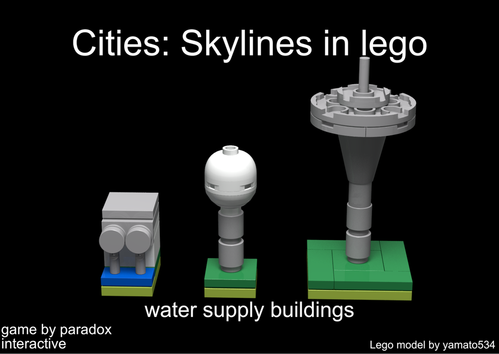 LEGO MOC water supply buildings(cities: skylines in lego) by yamato534 ...