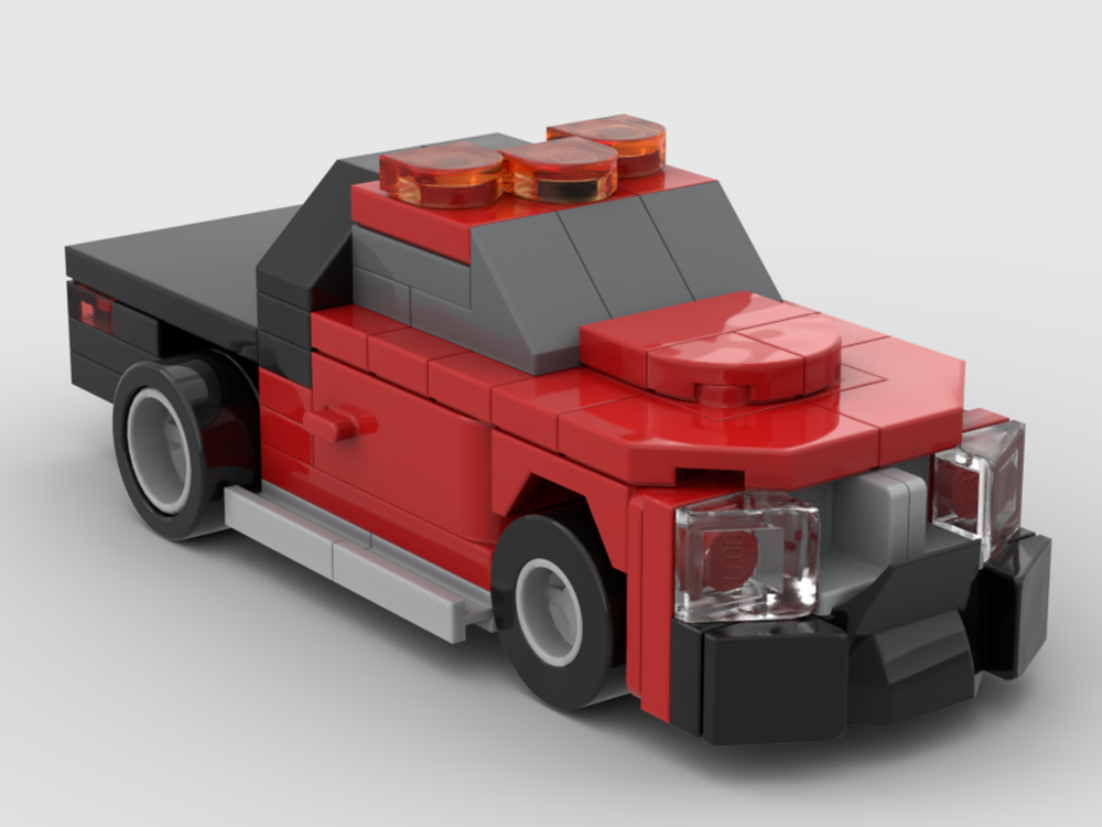 LEGO MOC Ram 3500 Flatbed by JJDesign | Rebrickable - Build with LEGO