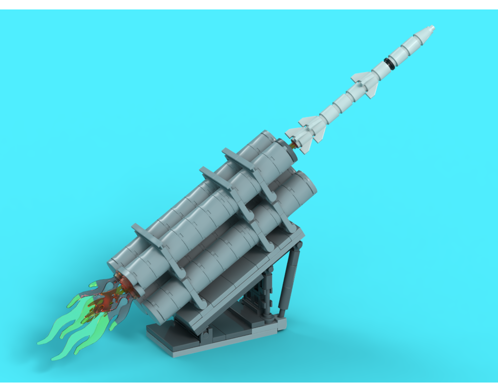 LEGO MOC Guided Missile Launcher by mshenn | Rebrickable - Build with LEGO