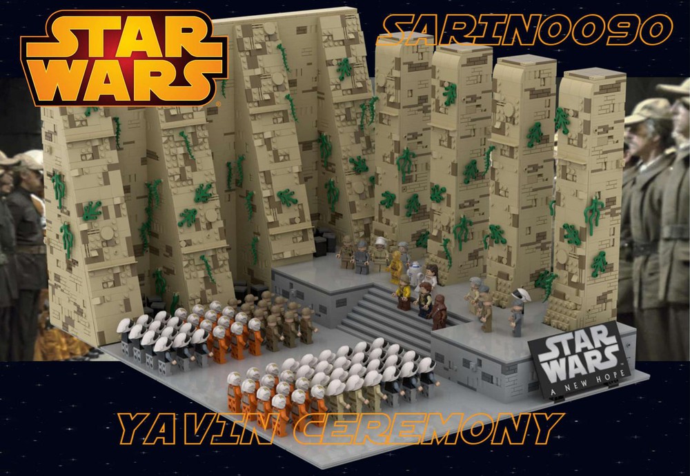 LEGO MOC SW - Yavin Ceremony by Sarinoo90 | Rebrickable - Build with LEGO