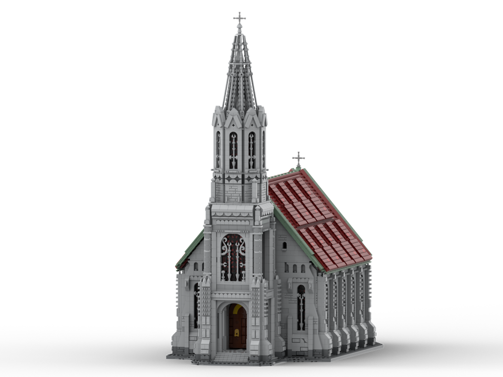 LEGO MOC Church by Huebre | Rebrickable - Build with LEGO