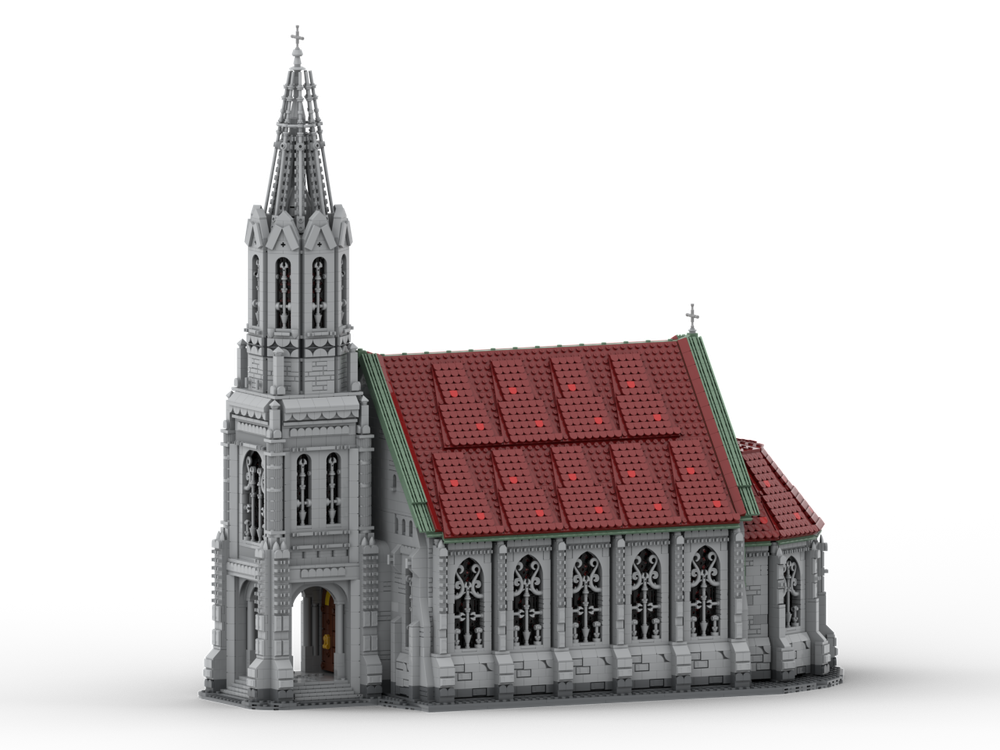 LEGO MOC Church by Huebre | Rebrickable - Build with LEGO