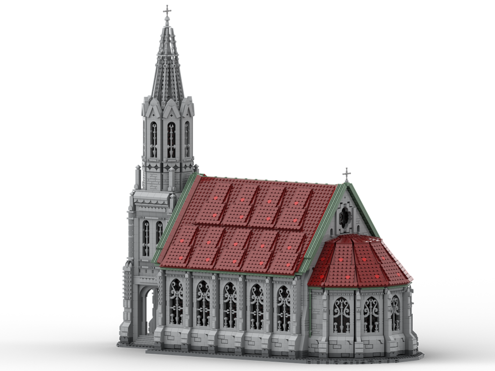 LEGO MOC Church by Huebre | Rebrickable - Build with LEGO