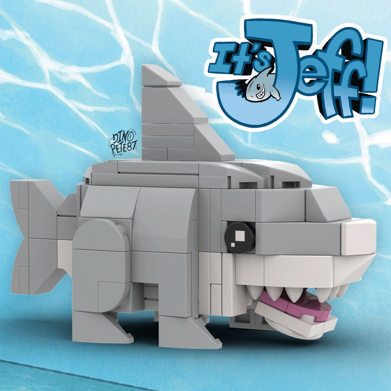 LEGO MOC Brickheadz - Jeff! The baby landshark by DinoPete87 ...