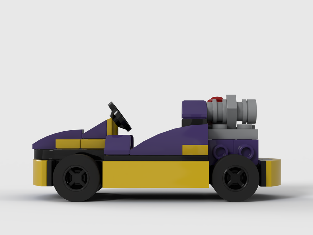 LEGO MOC Yellow Lightning Go-Kart by Welsh Dynasty Builds | Rebrickable ...