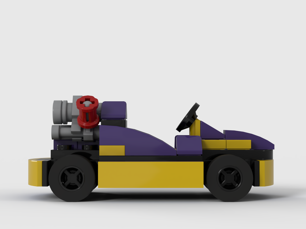 LEGO MOC Yellow Lightning Go-Kart by Welsh Dynasty Builds | Rebrickable ...