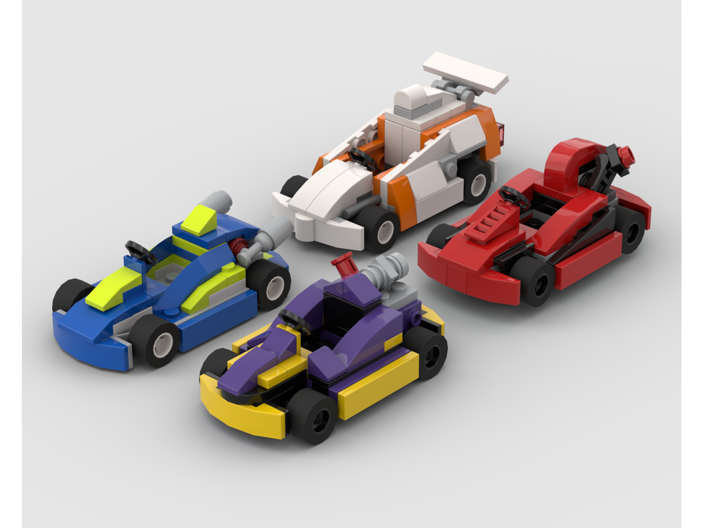LEGO MOC Yellow Lightning Go-Kart by Welsh Dynasty Builds | Rebrickable ...