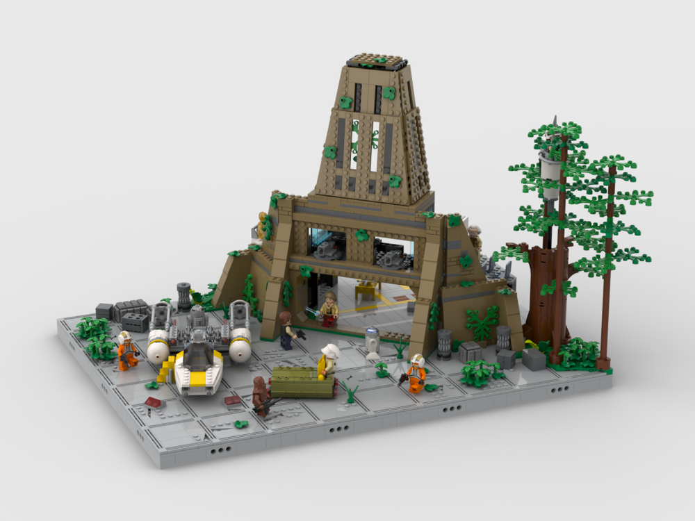 LEGO MOC Yavin 4 Rebel Base - Display for set 75365 by gabizon ...