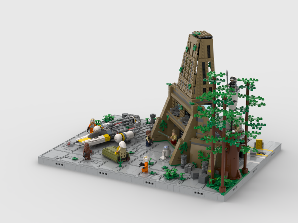 LEGO MOC Yavin 4 Rebel Base - Display for set 75365 by gabizon ...