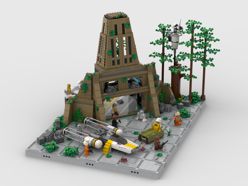 LEGO MOC Yavin 4 Rebel Base - Display for set 75365 by gabizon ...