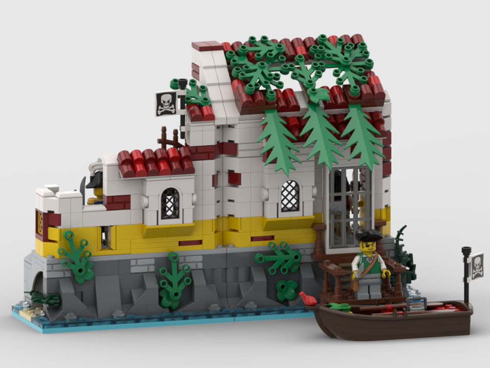 LEGO MOC Pirate hideout by ruben v Rebrickable Build with LEGO