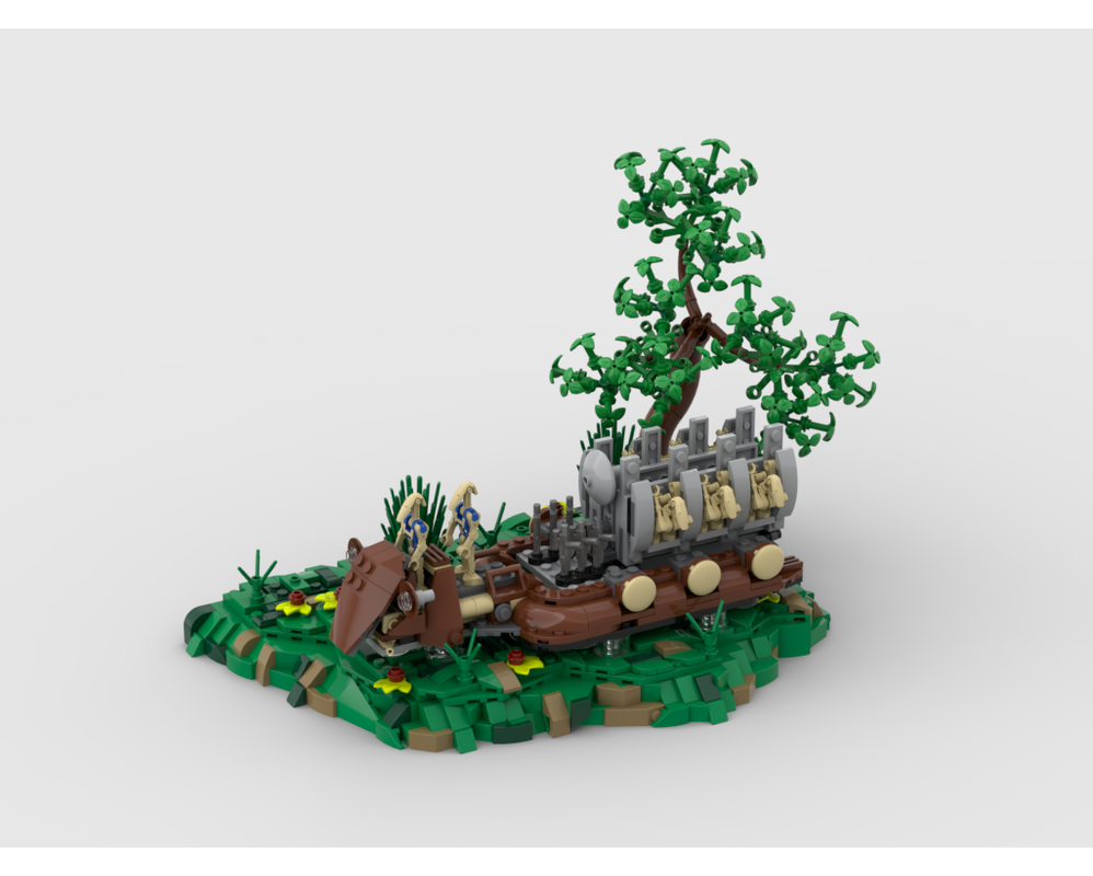 LEGO MOC Display Diorama for set 40686 - Trade Federation