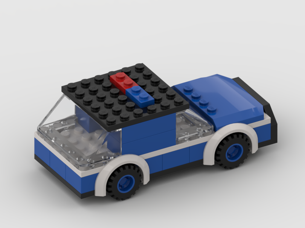 LEGO MOC police car by Flyer11 | Rebrickable - Build with LEGO