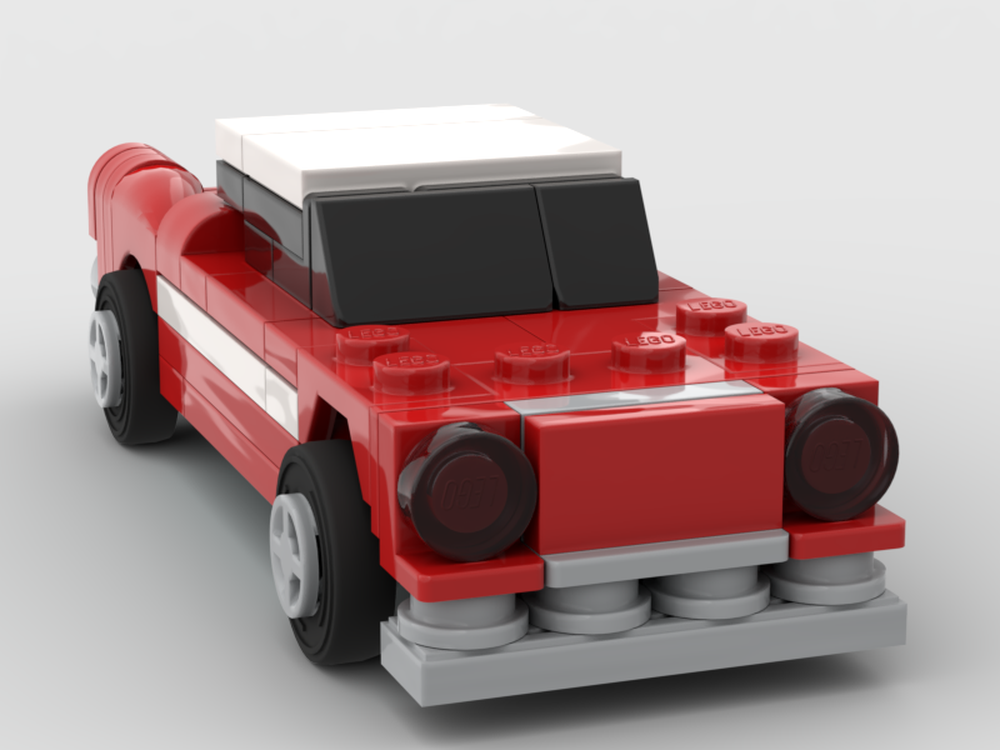 LEGO MOC 50s car by Pumpapastej | Rebrickable - Build with LEGO