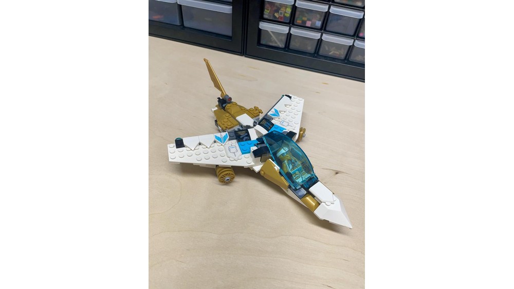 LEGO MOC Zane's Fighter Jet by LustyArgonian | Rebrickable - Build with ...