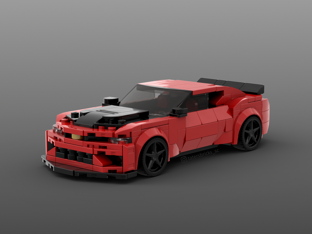 LEGO MOC Chevrolet Camaro SS 1LE by Taters | Rebrickable - Build with LEGO