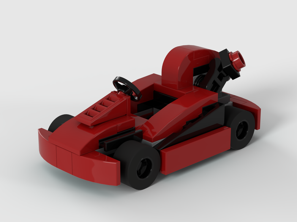 LEGO MOC Red Racer Go-Kart by Welsh Dynasty Builds | Rebrickable ...