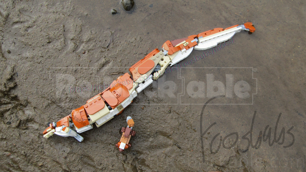 LEGO MOC 31150 Basilosaurus cetoides by Foosbubs Rebrickable Build