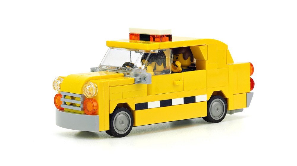 Lego store taxi cab