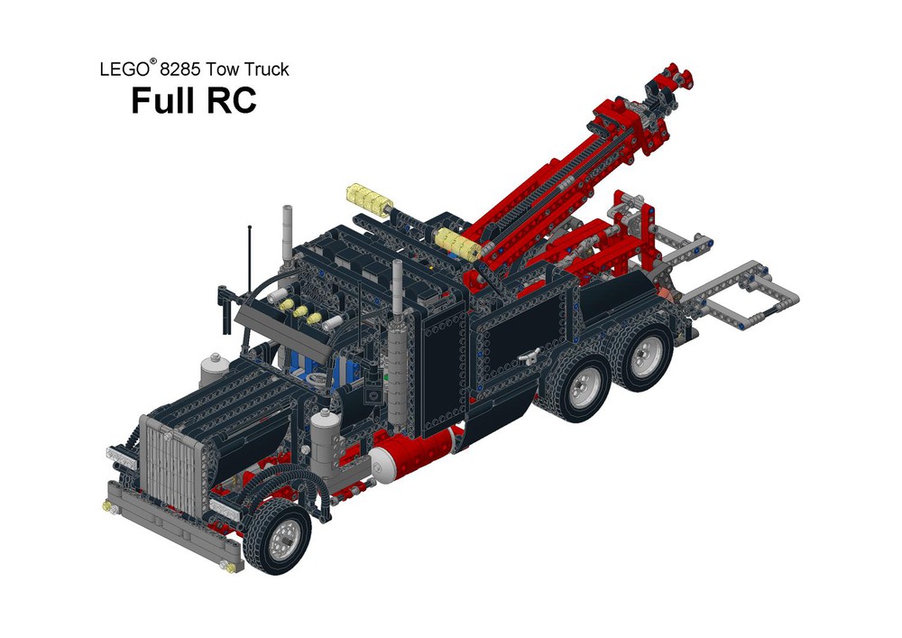 LEGO MOC 8285 Tow Truck Full RC by Candyman_77 | Rebrickable - Build with  LEGO