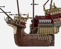 LEGO MOC The Mary Rose - Combining 2 x 76440 Triwizard