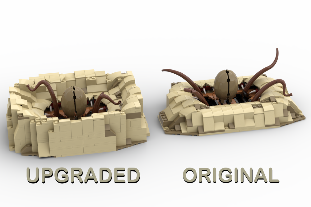 LEGO MOC Better Sarlacc Pit - 75396 mod by Renk | Rebrickable - Build ...