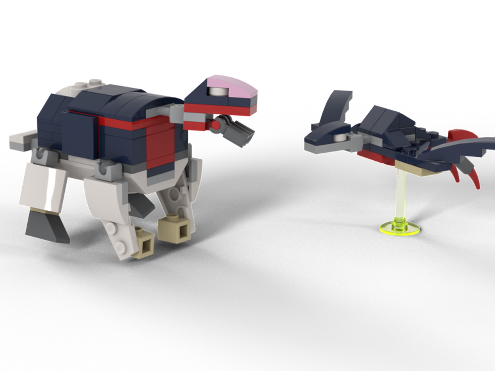 LEGO MOC 31088 Moschops & Dimorphodon by Panzermuncher30 | Rebrickable ...