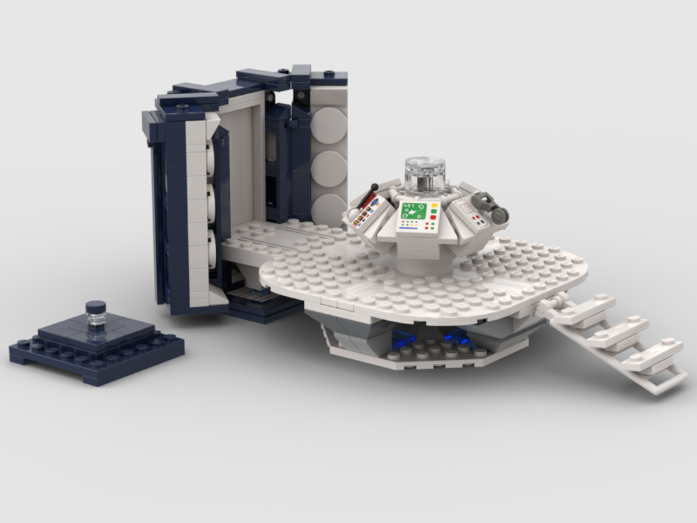 LEGO MOC Classic Doctor Who Tardis and Console by Isarealboy88 Rebrickable Build with LEGO