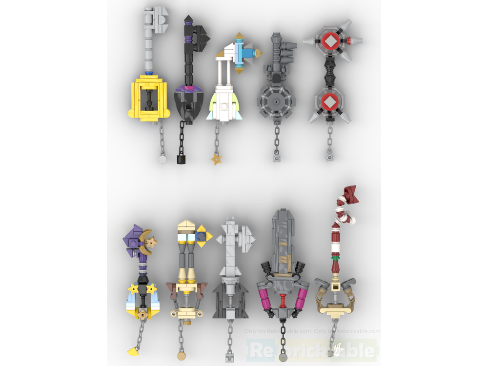 LEGO MOC Sora's Drive Forms - Kingdom Hearts II by Twilight Brix