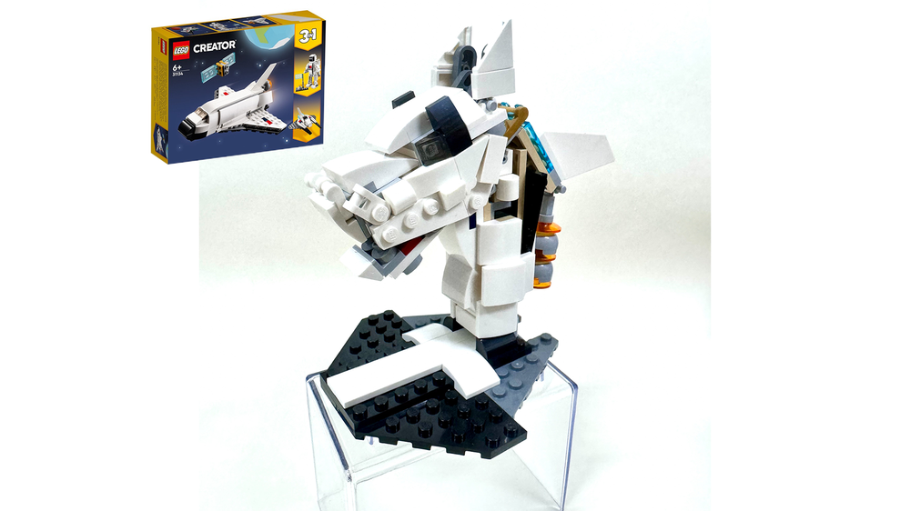 LEGO MOC Wolf bust (LEGO 31134) by anderson_brick_art