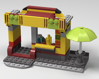 Pizza Bar from Set 60150 Pizza Van