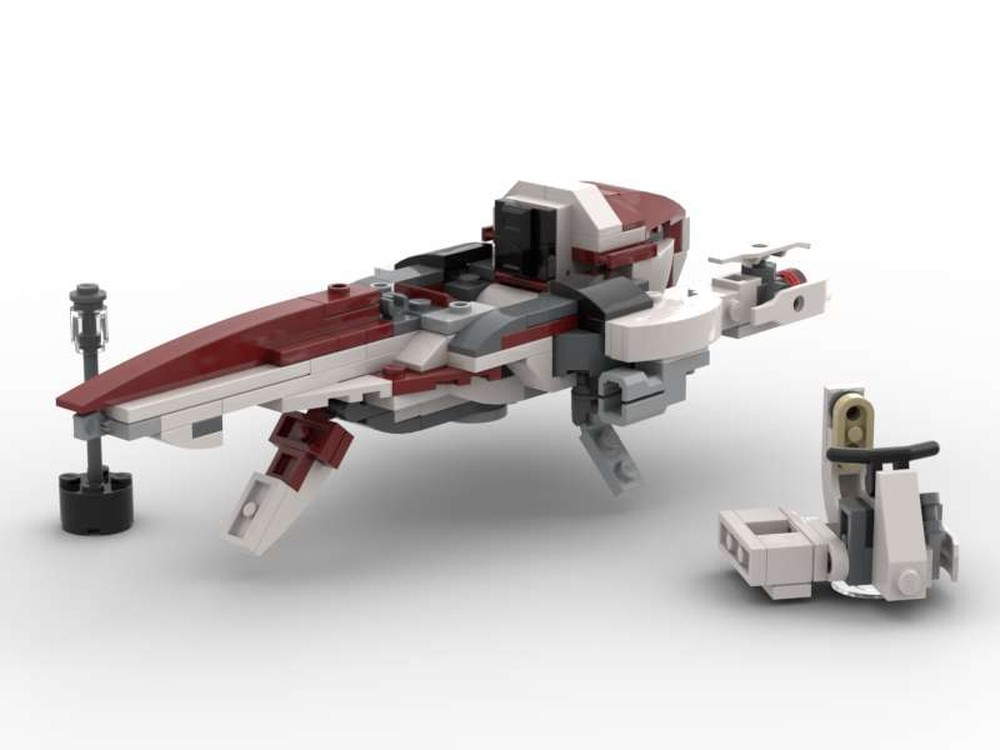 MOC-191607 Kelleran Beq fighter and speeder bike